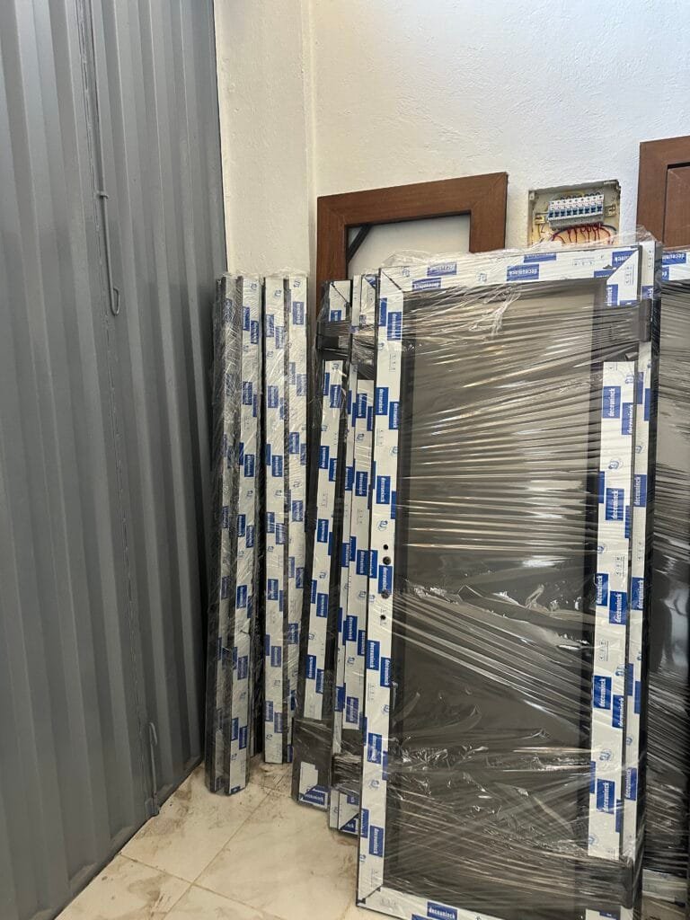 porte pvc gris antracite maroc