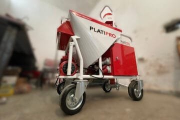 machine platre projeter