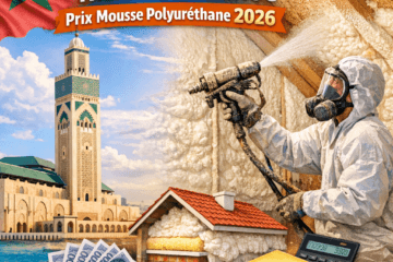 Isolation thermique Maroc : Prix mousse polyuréthane 2026 et tarifs