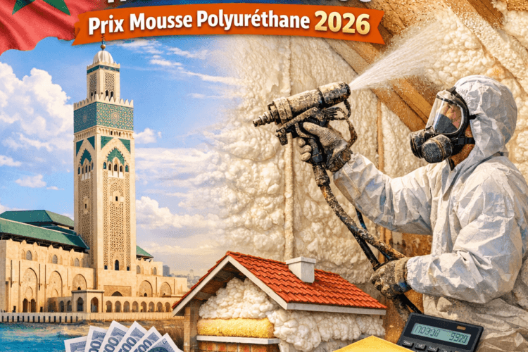Isolation thermique Maroc : Prix mousse polyuréthane 2026 et tarifs