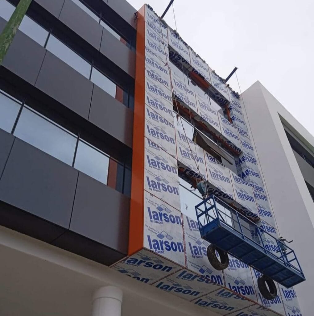 Habillage façade en Alucobond Maroc à Casablanca