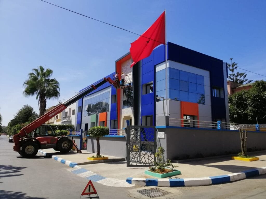 Habillage façade en Alucobond Maroc à Casablanca