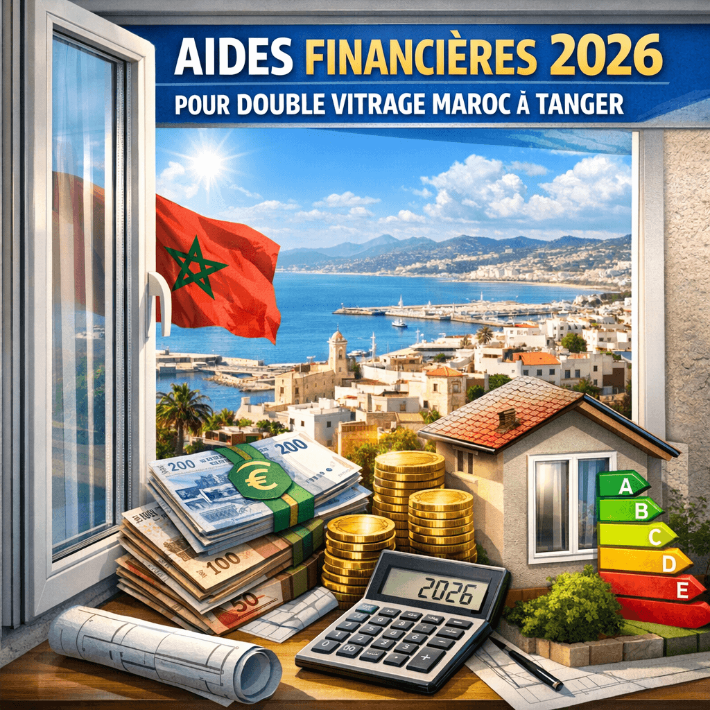 Aides Financières 2026 pour Double Vitrage Maroc à Tanger