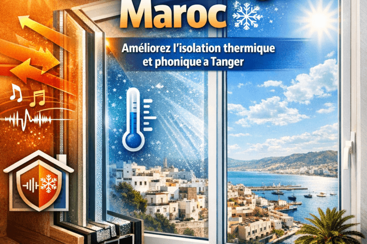 Double vitrage Maroc : Améliorez l’isolation à Tanger