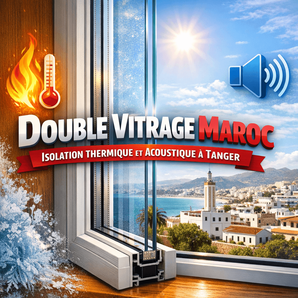 Double vitrage Maroc : Isolation thermique et acoustique à Tanger