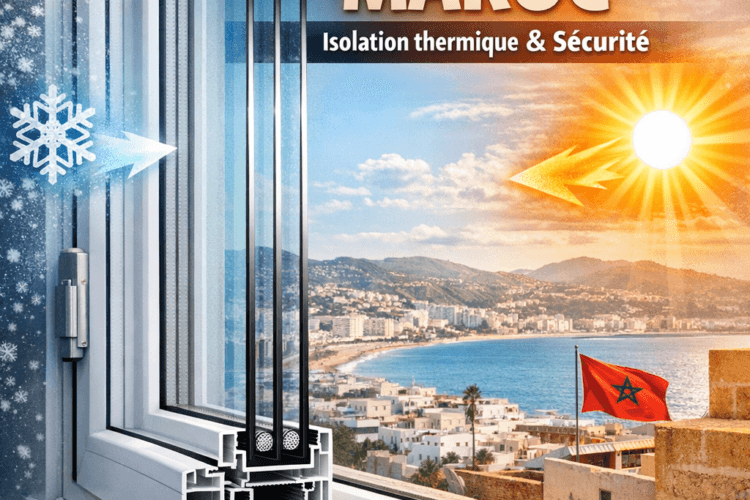 Double vitrage Maroc : Isolation fenêtres à Tanger