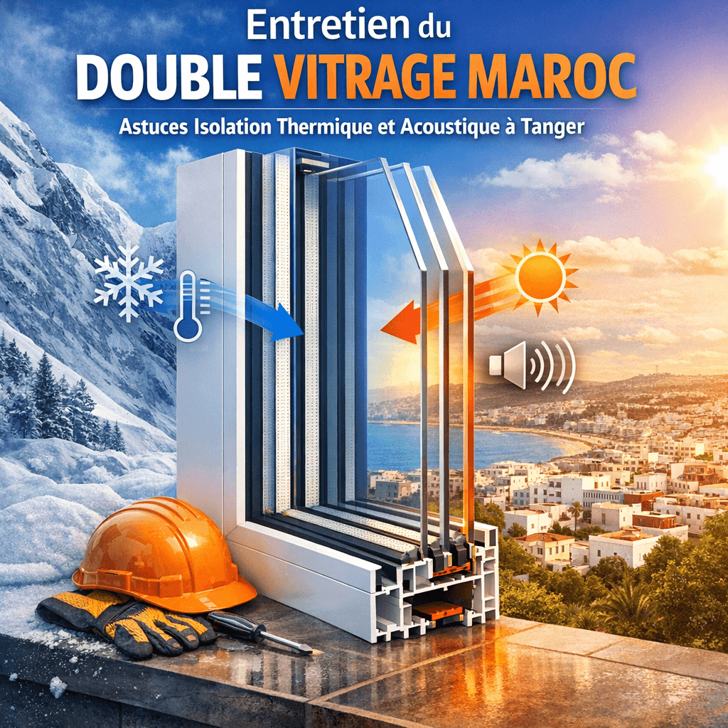 Entretien du double vitrage à Tanger