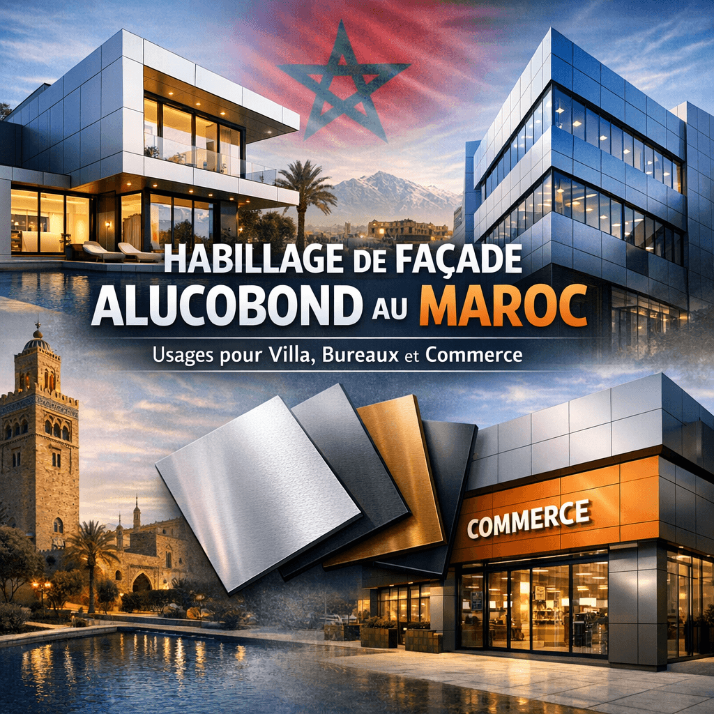 Habillage de Façade Alucobond au Maroc