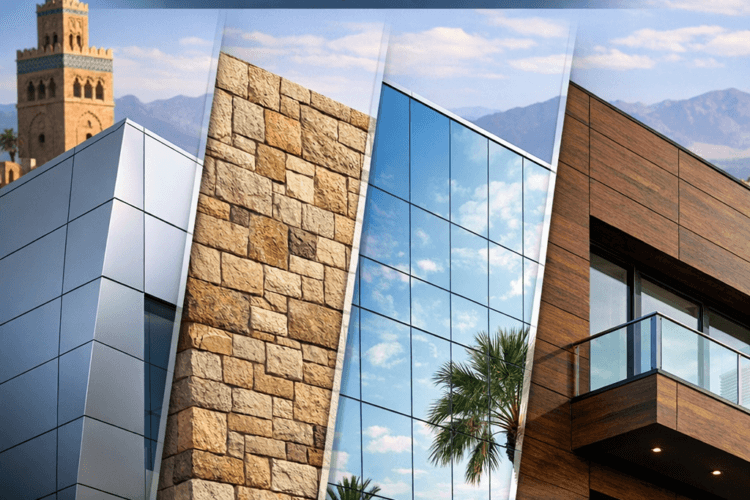 Habillage de Façade Maroc : Choisir Alucobond, Pierre, Verre ou HPL
