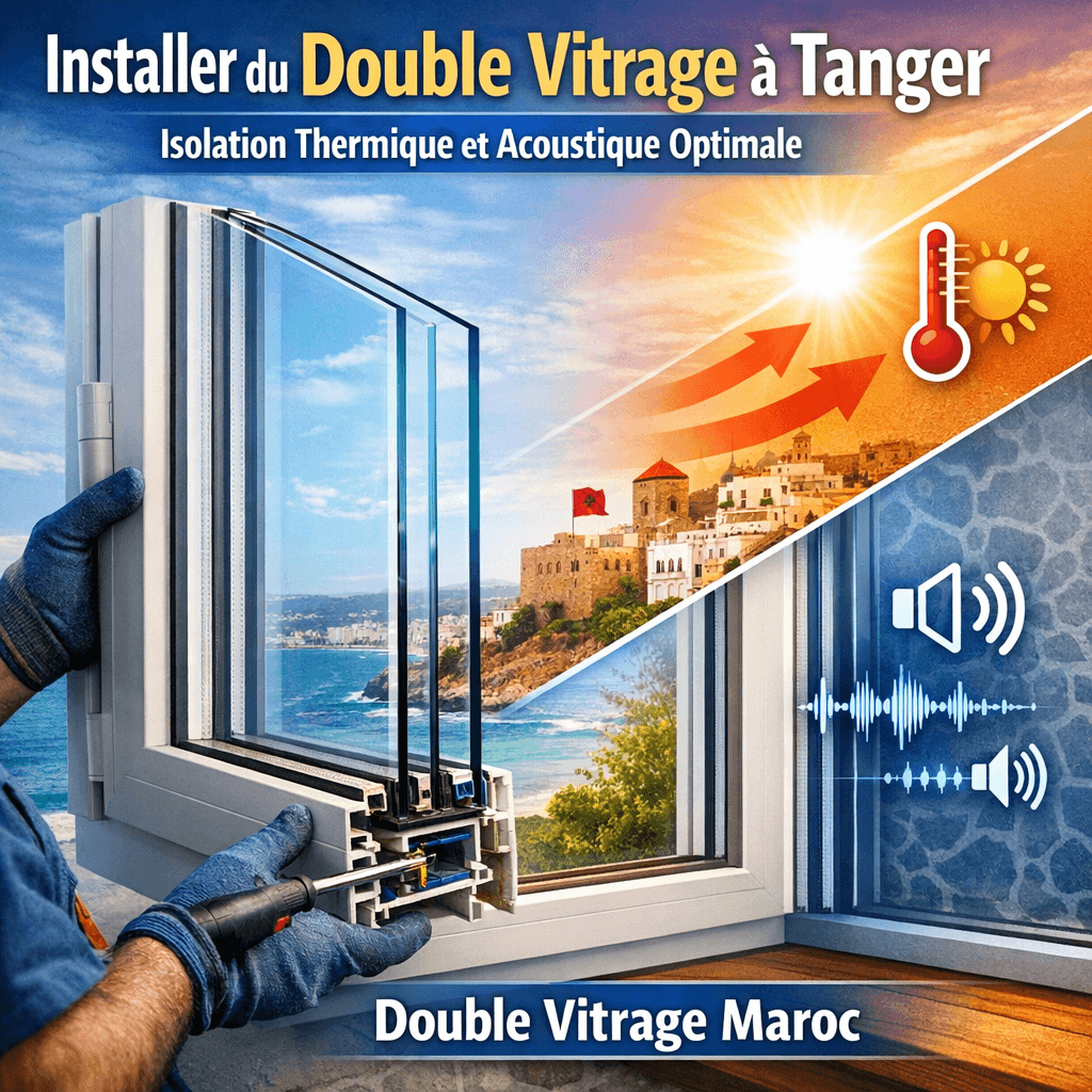 Installer du double vitrage à Tanger