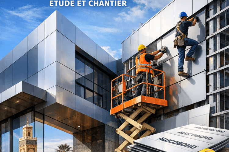 Projet d’Habillage de Façade Alucobond au Maroc : Étude et Chantier