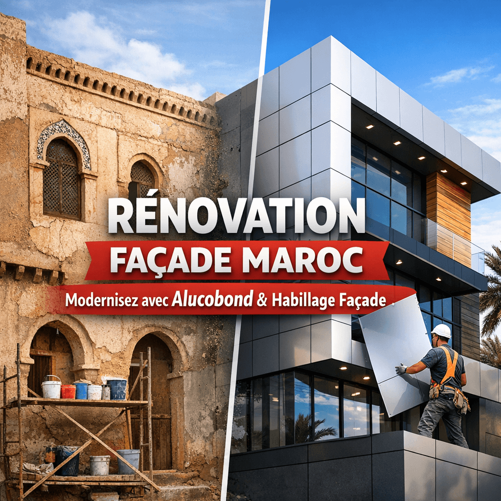 Rénovation Façade Maroc : Modernisez avec Alucobond et Habillage Façade